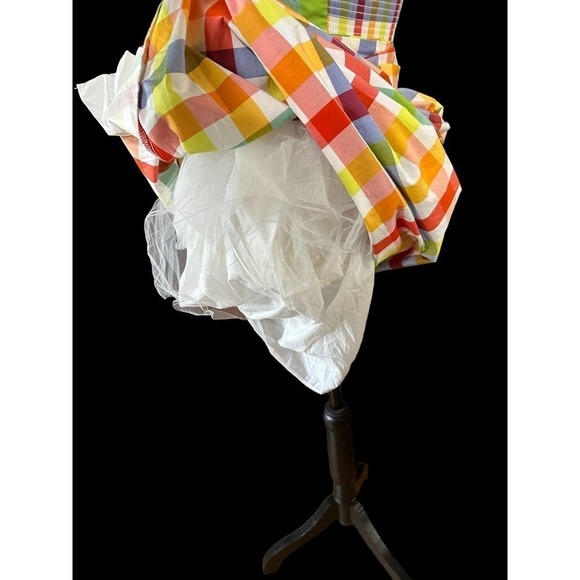 CHRISTOPHER John Rogers for Target Plaid Wide Strap Tie Waist Dress size 0 - Picture 8 of 11